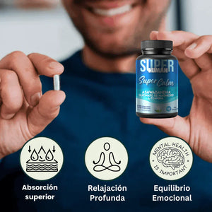 Super Calm - Cápsulas Relajación y Enfoque Total, 100% Natural+ ENVIO GRATIS