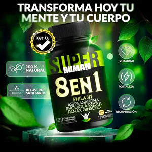 SuperHuman™ - Cápsulas revitalizantes 8 en 1